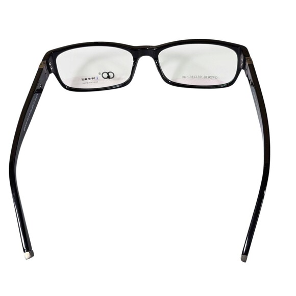 GIANNI PO WOMEN'S EYEGLASSES GP 2616 55-16 140 SOLID BLACK NWT DEMO LENSES - Picture 5 of 16